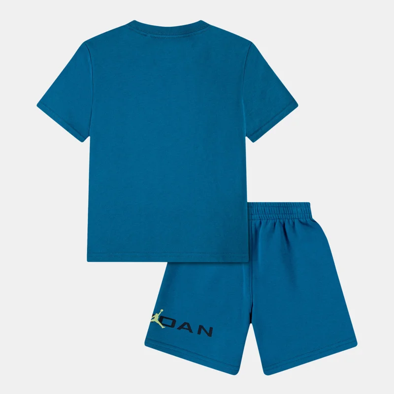 نايكي Kids' Stretch Fleece T-Shirt and Shorts Set